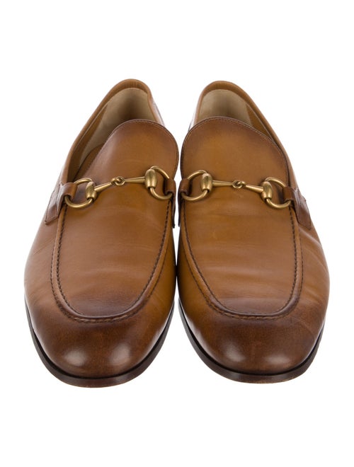 Gucci Horsebit Accent Leather Dress Loafers
