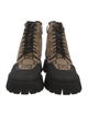 Gucci GG Plus Canvas Combat Boots