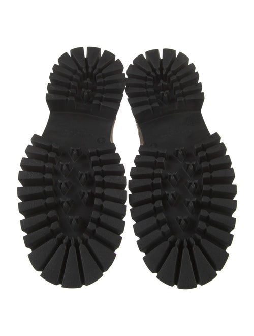 Gucci GG Plus Canvas Combat Boots