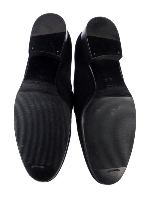 Gucci Web Accent Suede Loafers