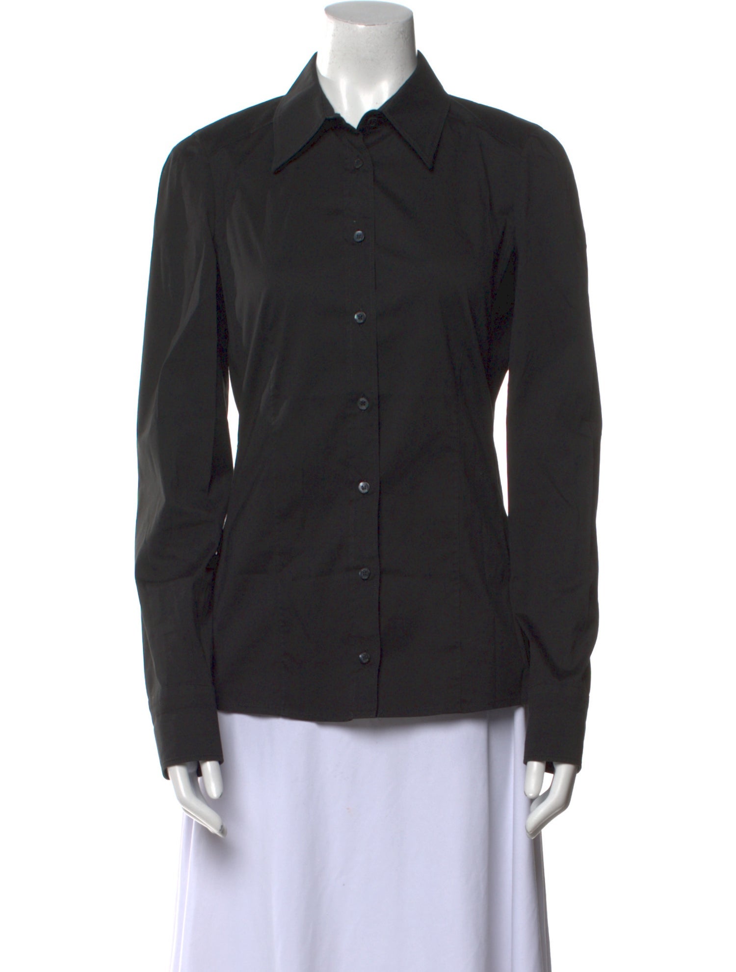 Gucci Long Sleeve Button-Up Top