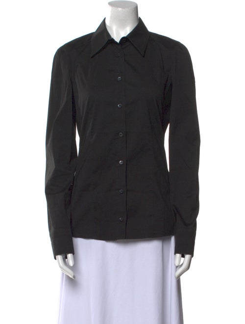 Gucci Long Sleeve Button-Up Top