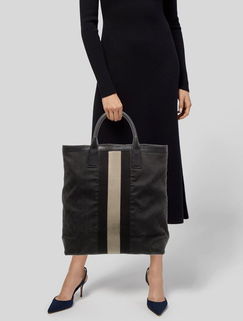 Gucci GG Canvas Top Handle Bag
