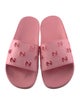 Gucci Interlocking G Logo Rubber Slides