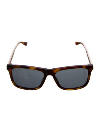 Gucci Web Accent Wayfarer Sunglasses