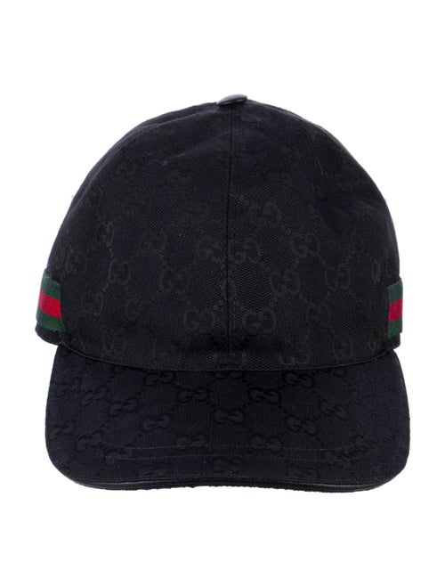 Gucci Canvas Logo Print Baseball Hat