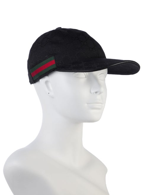 Gucci Canvas Logo Print Baseball Hat