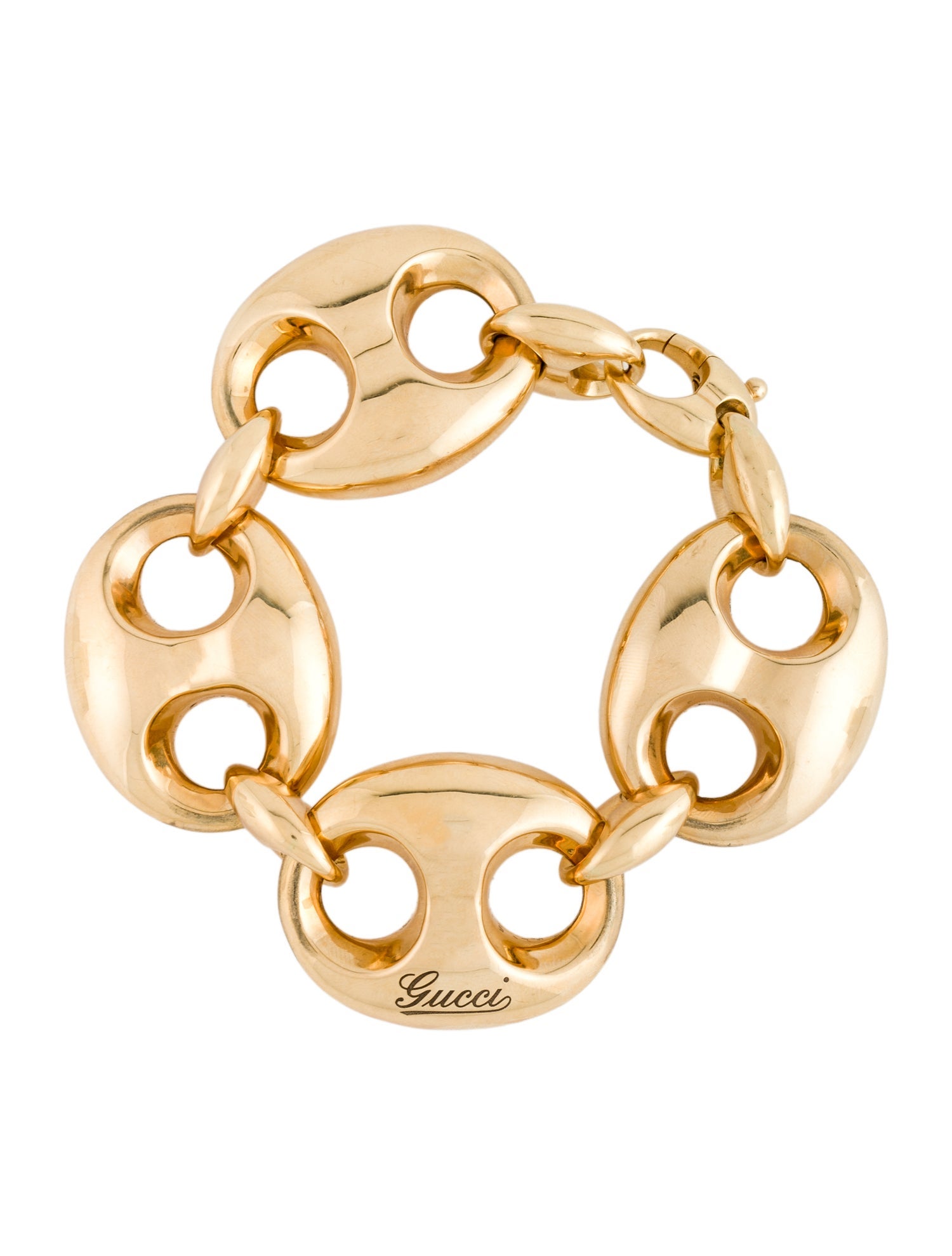 Gucci 18K Marina Chain Link Bracelet