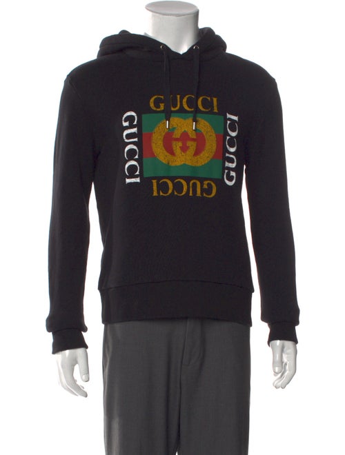 Gucci Web Accent Crew Neck Hoodie