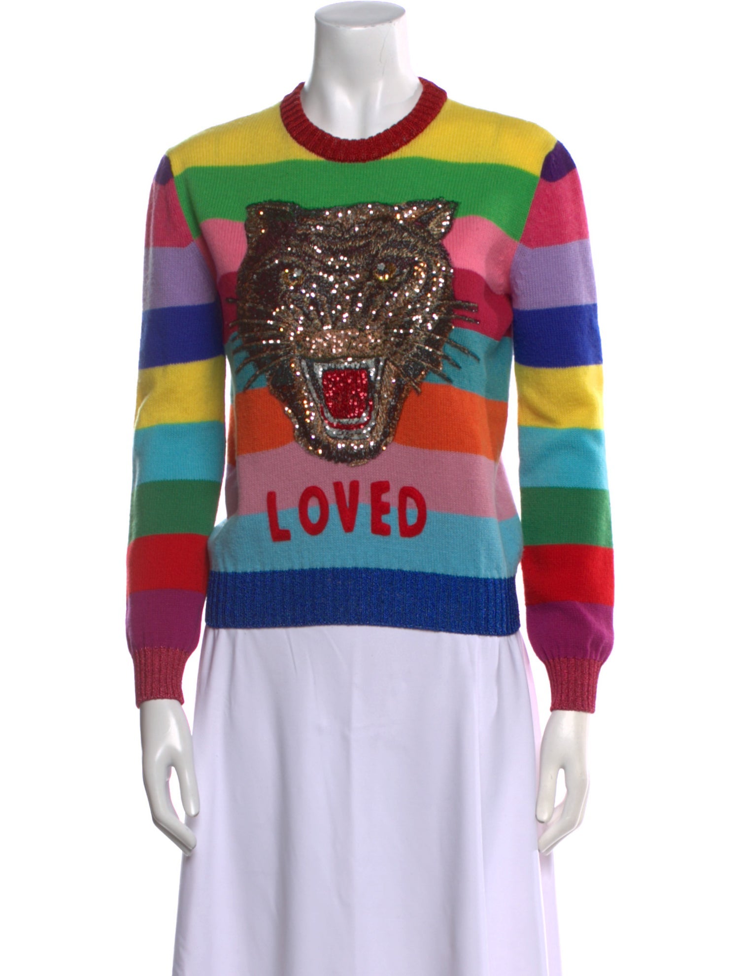 Gucci Wool Printed Sweater