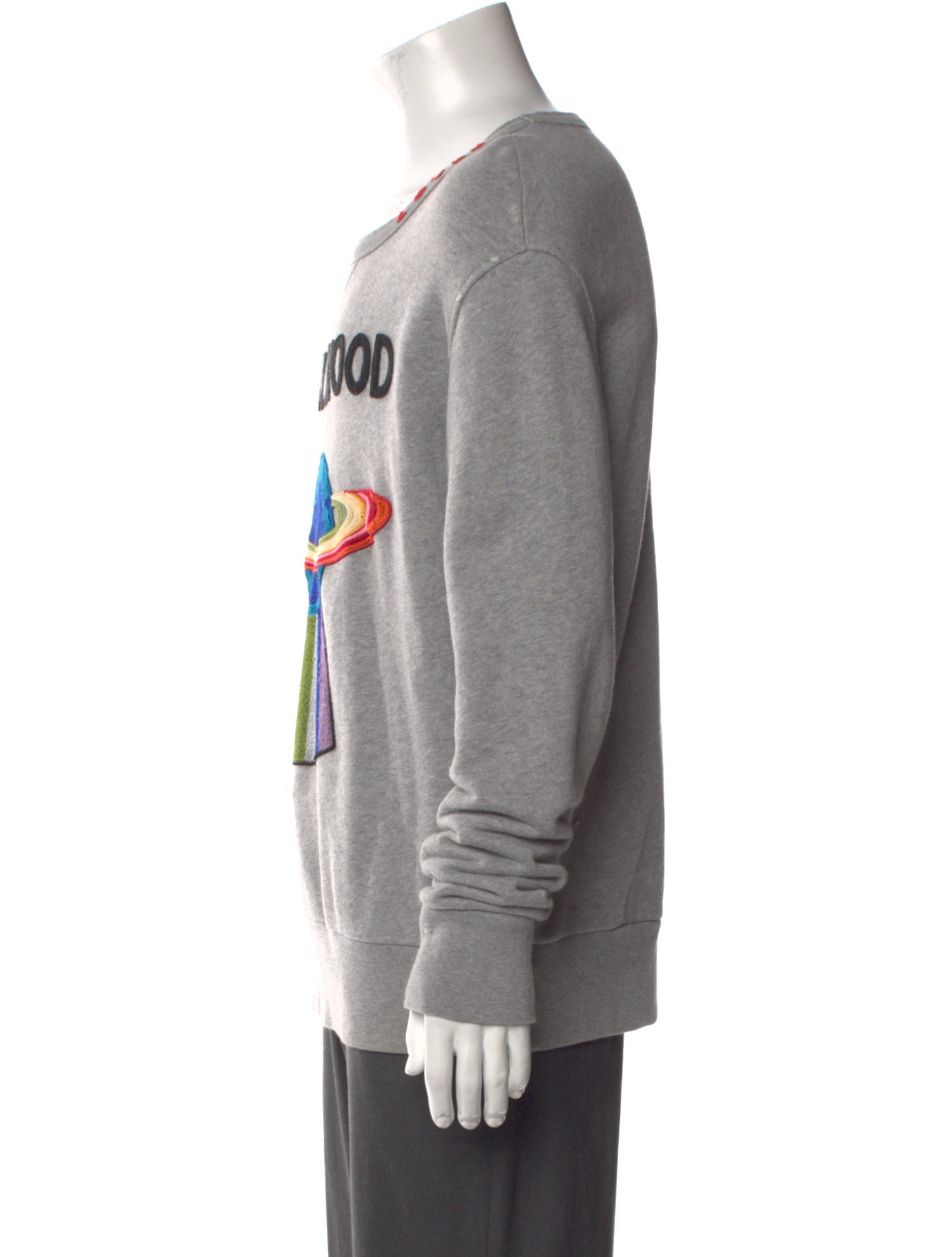 Gucci Graphic Print Crew Neck Sweatshirt