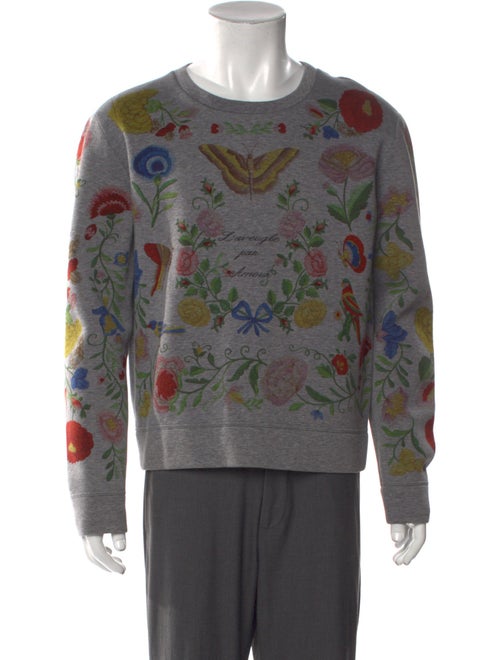 Gucci Web Accent Printed Sweatshirt