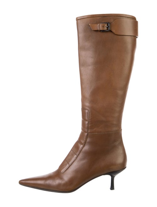 Gucci Leather Riding Boots