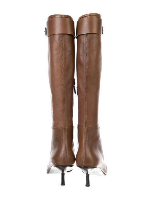 Gucci Leather Riding Boots