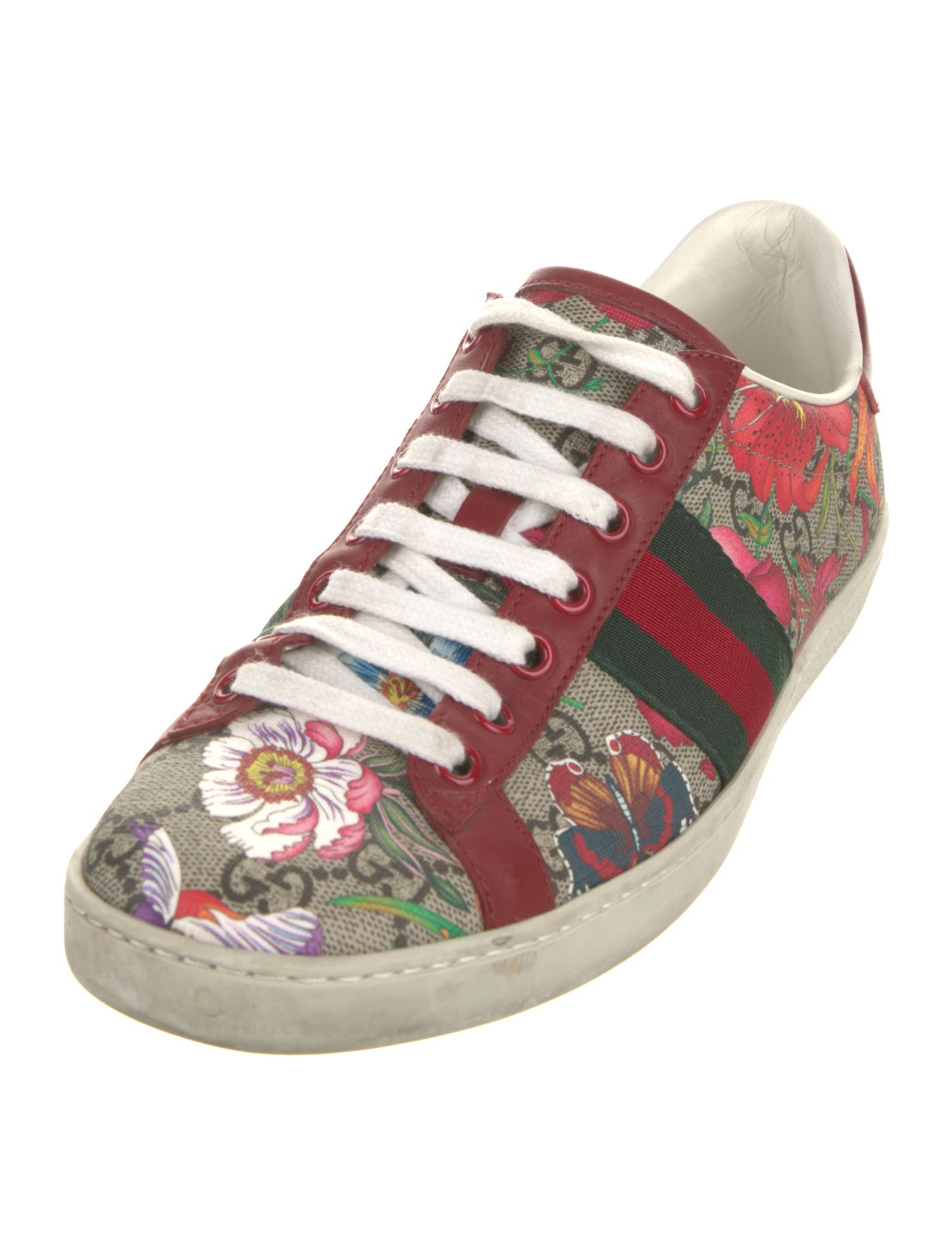Gucci Flora Print Sneakers