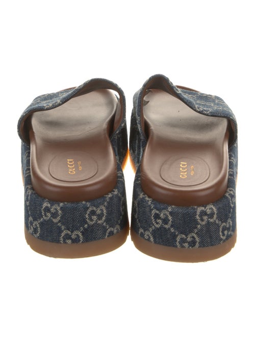 Gucci GG Denim Denim Slides