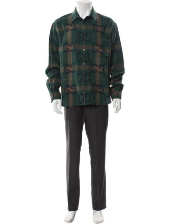 Gucci GG Logo Wool Shirt