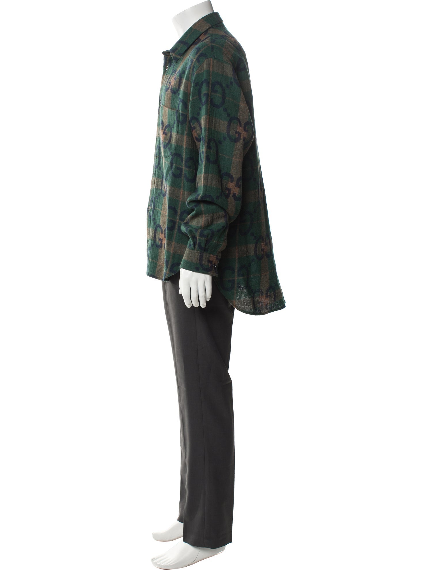 Gucci GG Logo Wool Shirt