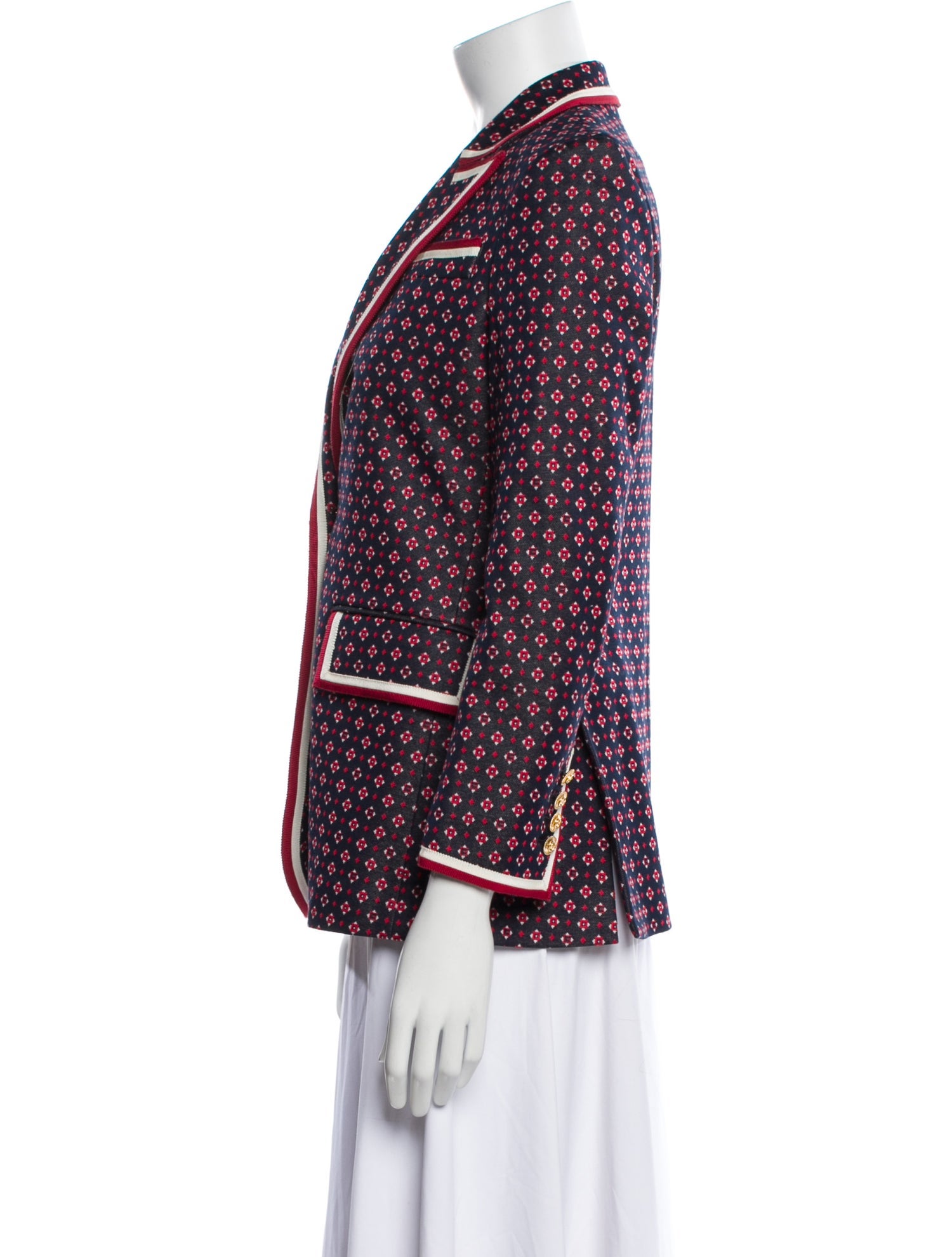 Gucci 2019 Polka Dot Print Blazer