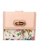 Gucci Flora Print Canvas Compact Wallet