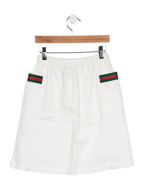 Gucci Girls' Web Accent Skirt
