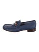 Gucci Web Accent Leather Dress Loafers
