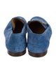 Gucci Web Accent Suede Loafers