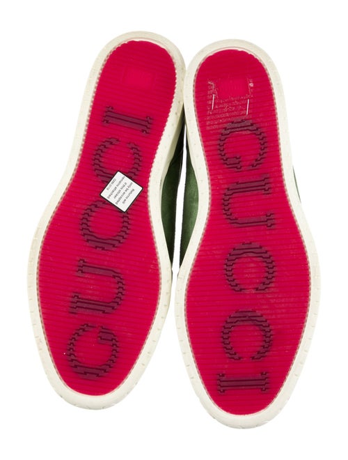 Gucci Interlocking G Logo Suede Sneakers