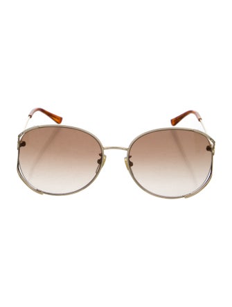 Gucci Interlocking G Logo Oversize Sunglasses