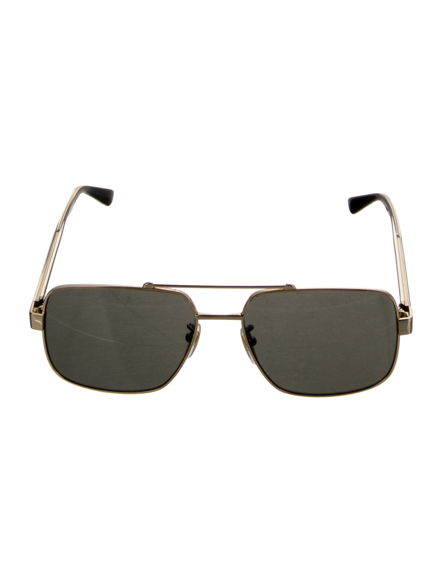 Gucci Web Accent Square Sunglasses