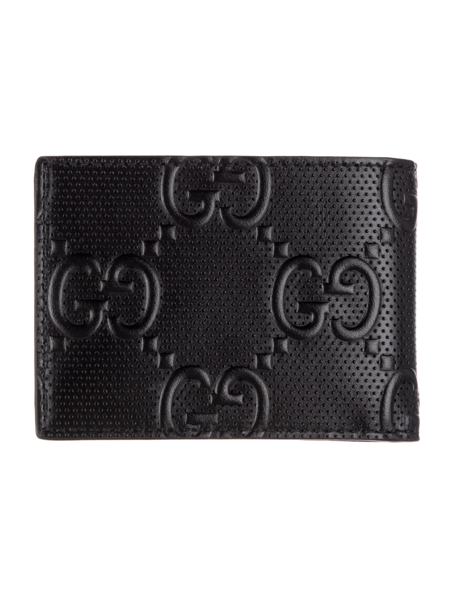Gucci GG Embossed Leather Card Holder