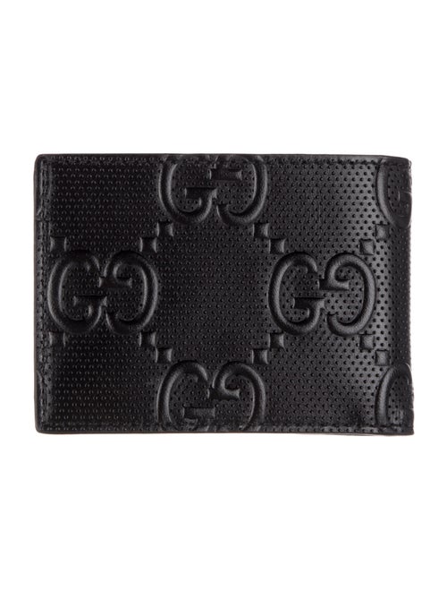 Gucci GG Embossed Leather Card Holder