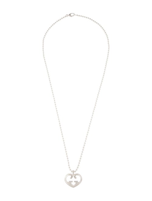 Gucci Love Britt GG Heart Pendant Necklace