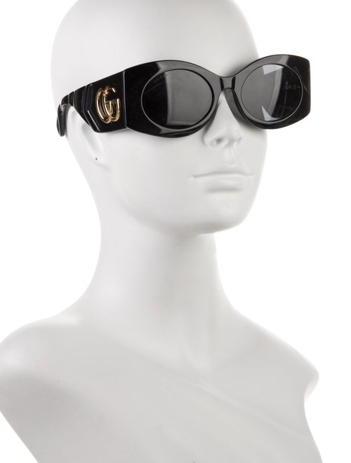 Gucci Interlocking G Logo Oversize Sunglasses