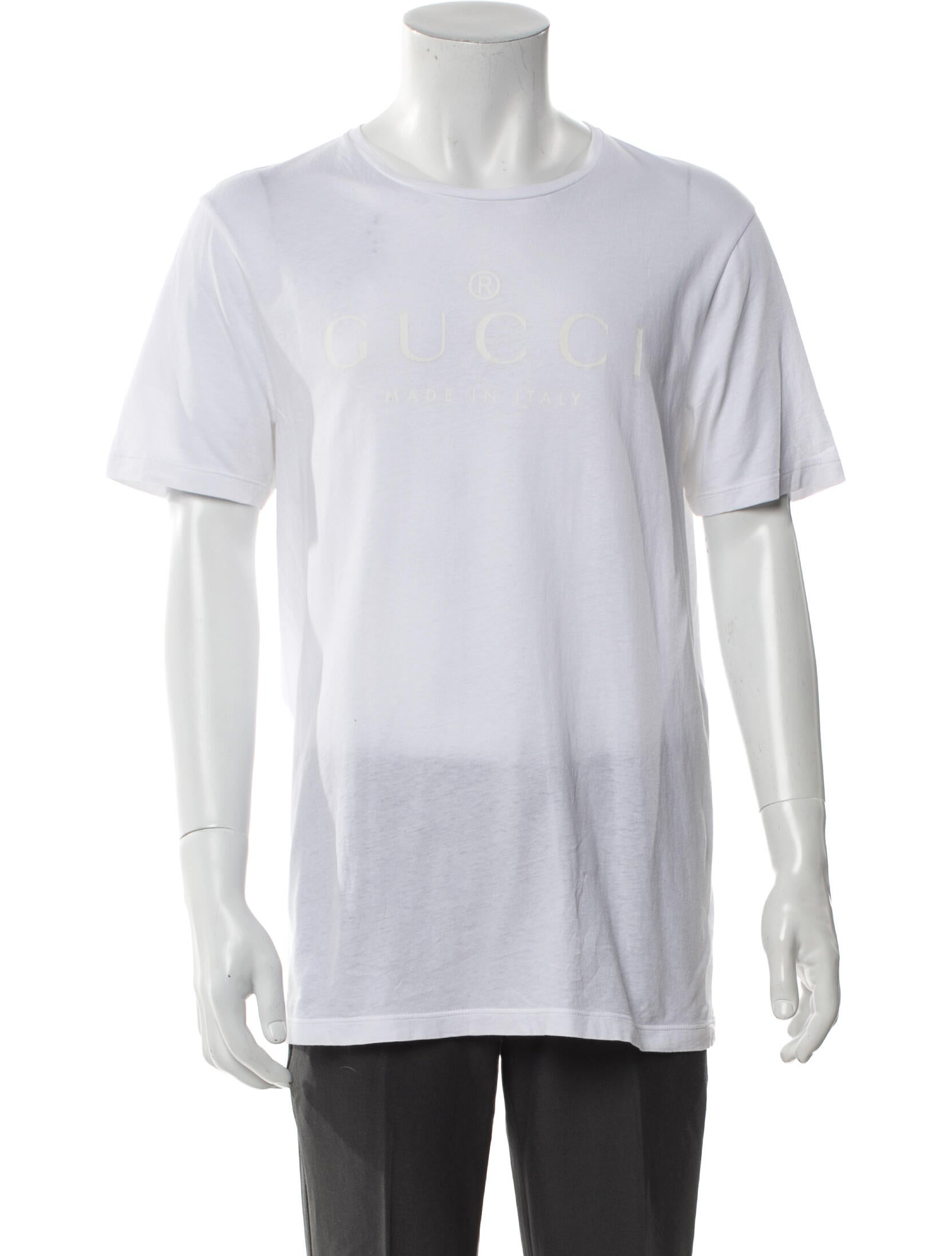 Gucci Signature Logo Crew Neck T-Shirt
