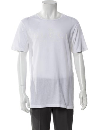Gucci Signature Logo Crew Neck T-Shirt
