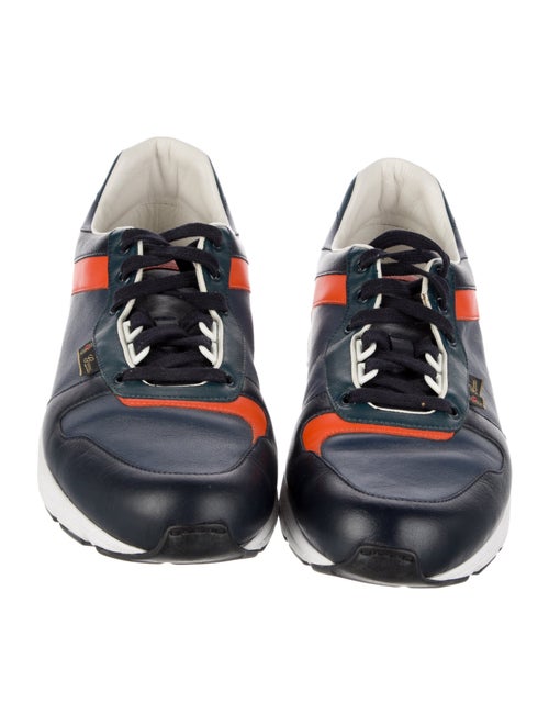 Gucci Web Accent Leather Sneakers