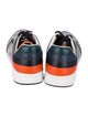 Gucci Web Accent Leather Sneakers