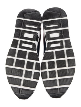 Gucci Web Accent Leather Sneakers