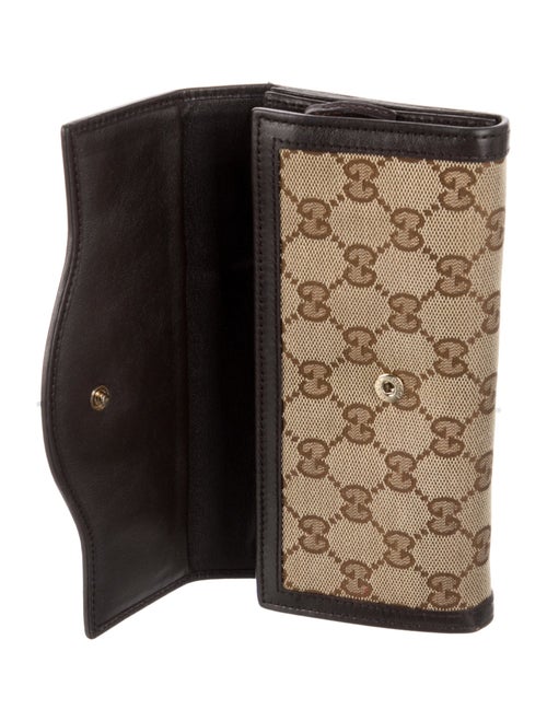 Gucci GG Canvas Canvas Continental Wallet