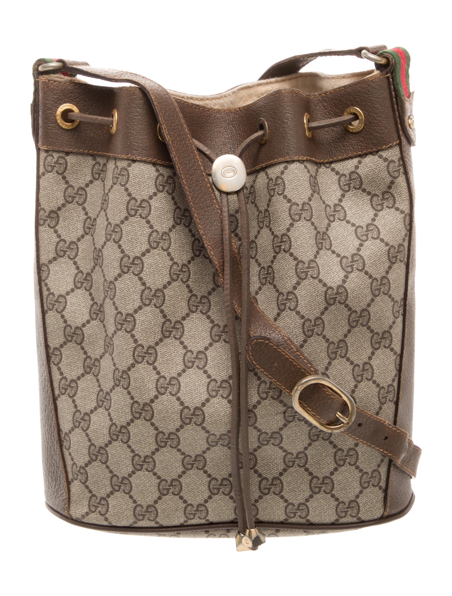 Gucci GG Supreme Bucket Bag Vintage