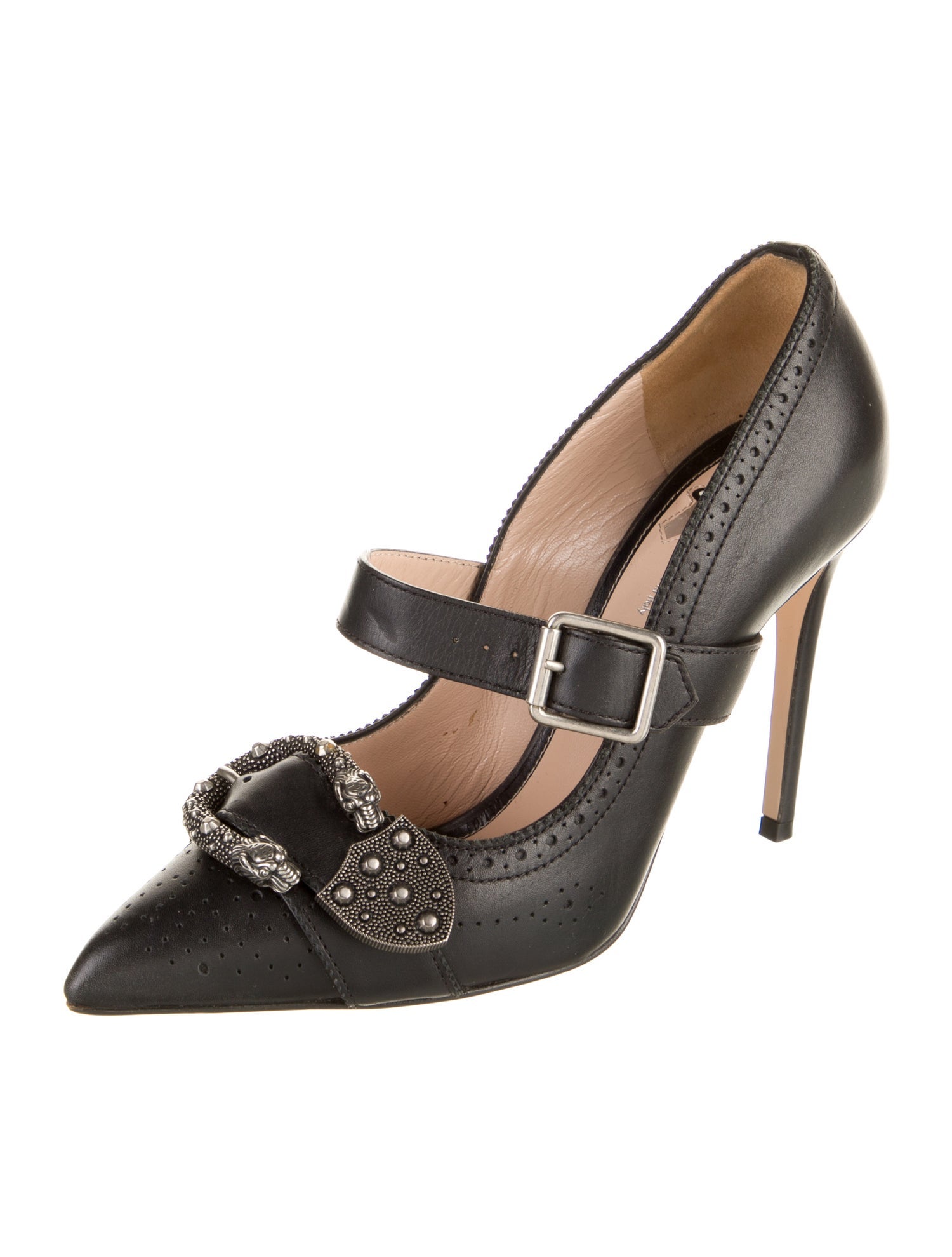Gucci Dionysus Accent Leather Pumps