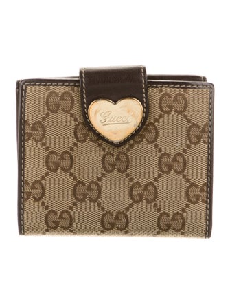 Gucci GG Canvas Canvas Compact Wallet