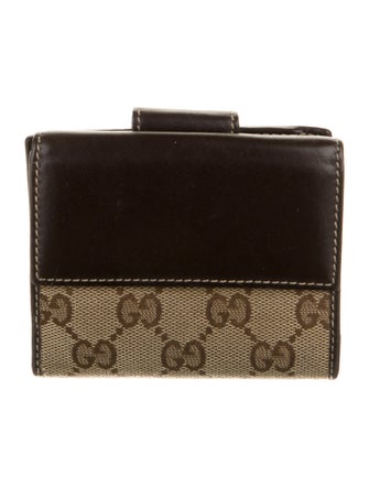 Gucci GG Canvas Canvas Compact Wallet