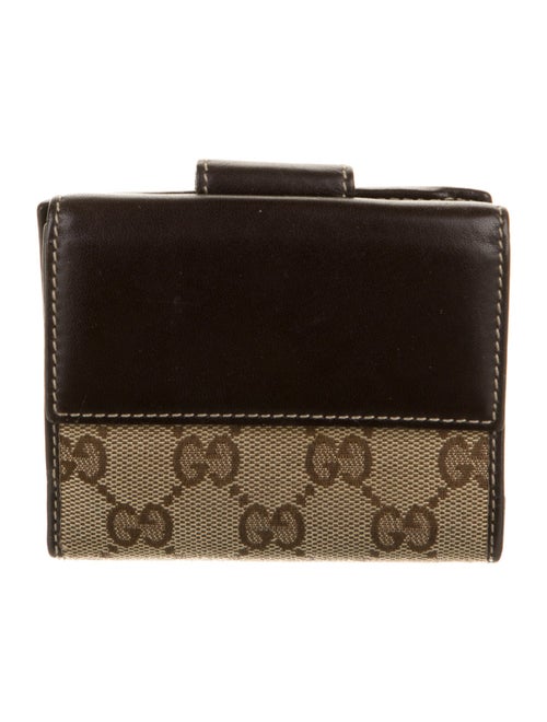 Gucci GG Canvas Canvas Compact Wallet
