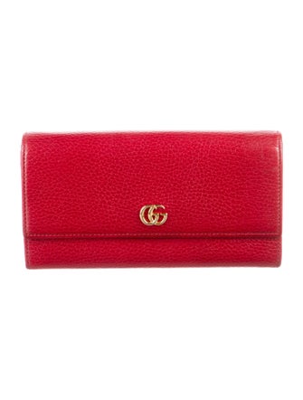 Gucci Gucci Marmont Continental Double G Logo Continental Wallet