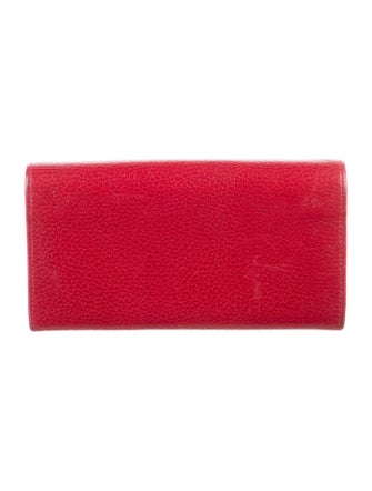 Gucci Gucci Marmont Continental Double G Logo Continental Wallet