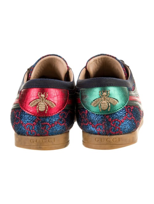 Gucci Web Accent Printed Sneakers