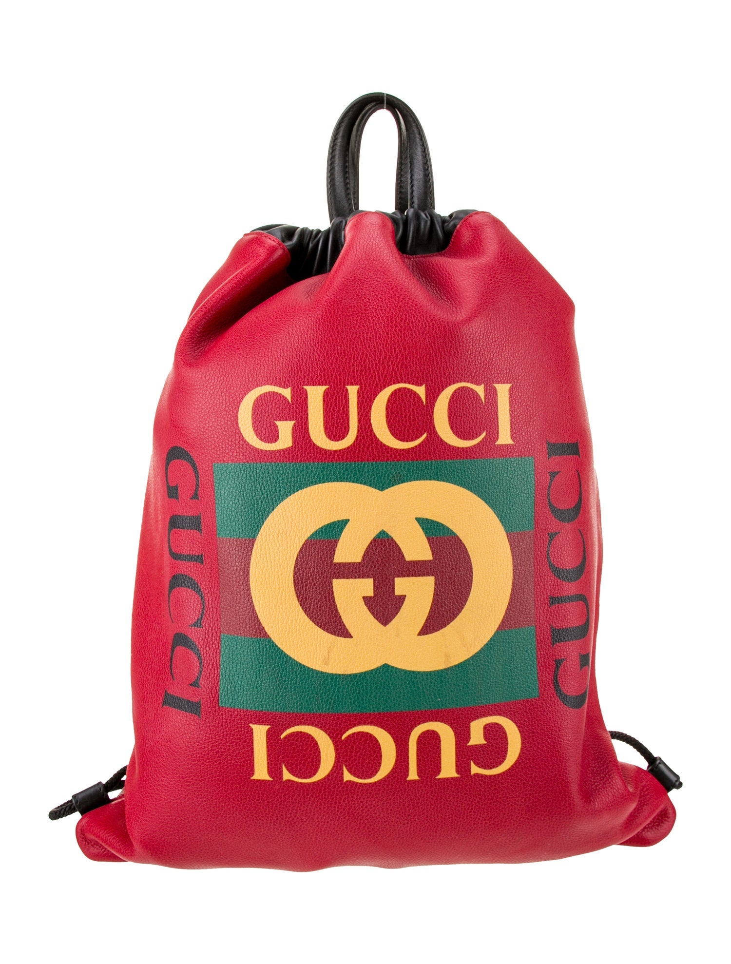 Gucci Web Logo Drawstring