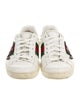 Gucci Web Accent Leather Sneakers
